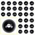 6mm Natural Crystal Beads Stone Gemstone Round Energy Healing Strand Loose Beads for Jewelry Making Bracelets Anklets Big Hole(2.0mm) 60pcs (Black Onyx, 6MM) - color: Black Onyx, size: 6mm