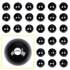 10mm Natural Crystal Beads Stone Gemstone Round Energy Healing Strand Loose Beads for Jewelry Making Bracelets Anklets Big Hole(2.0mm) 38pcs (Black Onyx, 10MM) - color: Black Onyx, size: 10mm