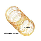500 Loops Jewelry Making Wire Memory Beading Wire, Cuff Bangle Bracelet Wire for Necklace Bracele Crafts DIY Making