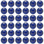 Natural Stone Beads 100pcs 8mm Lapis Lazuli Round Genuine Real Stone Beading Loose Gemstone Hole Size 1mm DIY Charm Smooth Beads for Bracelet Necklace Earrings Jewelry Making (Lapis Lazuli Blue, 8mm) - color: Lapis Lazuli Blue, size: 8mm