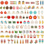 SANNIX 110Pcs Teacher Enamel Charms for Jewelry Making, Student Charms Cute Book Pencil Sports Pendants for DIY Necklace Bracelet Earring Craft Back To School Accessory - style: Back To School