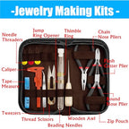 Mluchee Jewelry Wire Wrapping Jewelry Making Supplies Tools Kit - Including Findings Tools, Wire Wrapping Kit, Jewelry Pliers for Repair, Wire Wrap and Beading