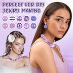 Ferreve 20 Pcs Chunky Bubblegum Beads 20mm Focal Pen Large Rhinestone Pearl Beads for DIY Beadable Pen School Jewelry Making Keychain Craft Making(Light Purple) - color: Light Purple