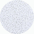 2mm Glass Seed Beads Bulk, Cream White 12/0 Tiny Round Seed Bead, Small Mini Pony Craft Beads for Bracelet Necklace Wrist Jewelry Making Beading Weaving DIY Crafts Supplies - color: Cream White