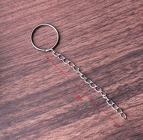 60 Pcs Necklace Extension Chain Metal Silver Gold Twist Removable Tail Extender Chains for Jewelry Making Bracelet Anklet Keychain DIY Kit (Silver, 7 cm) - color: Silver, size: 7 cm