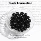 Natural Gemstone Round Loose Beads for Jewelry Making DIY Crystal Energy Healing 1 Strand 15" (Black Tourmaline, 4mm (15"/Strand)) - color: Black Tourmaline, size: 4mm (15"/Strand)
