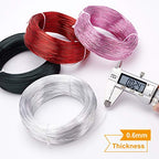 BENECREAT 22 Gauge Silver Aluminum Wire - 918FT Bendable Metal Wire for Jewelry Making, Beading, Sculpting, DIY Crafts - color: Silver (22 Gauge, 918 Feet), size: 22 Gauge