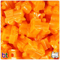 BeadTin Opaque 22mm Train Pony Beads (24pcs) (Orange) - color: Orange