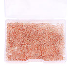 BEADIA Rose Gold Plated Jump Rings Non Tarnish 3mm 1200pcs for Jewelry Making Findings - color: Rose Gold, size: 0.5x3mm