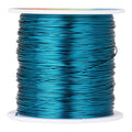 203 Feet Tarnish Resistant Copper Wires 24 Gauge/0.5mm Jewelry Craft Wires Beading Wire for Jewelry Making, Wire Wrapping and Crafting (Blue) - color: Blue, size: 24 Gauge