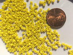 Seed Beads Size:11/0 50 gr / 1.76 oz (Yellow Opaque) - color: Yellow Opaque