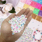 500PCS 4x7mm Acrylic Letter Beads M for Friendship Bracelets Jewelry Making, White Round Flat Acrylic with Colourful Alphabet Beads for DIY Crafts Bracelets Necklaces Key Chains Phone Lanyard - color: M(colourful on white)