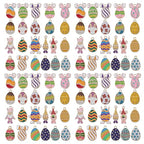 Sailanzi 22pcs Alloy enamel Easter egg series cute rabbit Pendant Jewelry Making DIY Keychain Earrings Pendant Various Design Charms for Jewelry Making Bracelets Necklace(SN928) - color: SN928