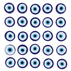 100pcs Evil Eye Polymer Clay 10mm Spacer Beads for Women Jewelry Making DIY Bracelet Necklace Hair Clip Accessories (Blue Evil Eye) - color: Blue Evil Eye