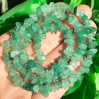 30in Green Aventurine Natural Chip Stone Beads 5-8mm About 230pcs, Irregular Drilled Light Green Bead for Bracelets Jewelry Making Supplies for Adults, DIY Crafts. - color: Green Aventurine