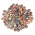 SUNYIK Picasso Stone Large Hole (6mm) Rondelle Loose Charms European Bead fits Bracelet,Jewelry Makings Pack of 20 - color: Multi Color-Picasso Jasper, size: 14x8mm