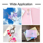 Cheriswelry Cup Cake Resin Pendants Lovely Food Sweet Dessert Dangle Charms Links Hanging Ornament with Metal Loop Fruit Pendants for Key Chains Bracelet Necklace Jewelry Making - color: Mixed Color-Lillipop