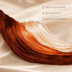 Natural 100% Silk Thread, Handmade Embroidery Thread Silk Floss 12 Colors 110m Each (76) - color: 76