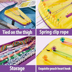 Chilpals Friendship Bracelet Making Kit for Girls 8-12, DIY String Bracelet Maker & Jewelry Craft Kits - Innovative Leg-Strap Design, Birthday Gifts Ideas for Kids Ages 7 8 9 10 Year Old (Yellow) - color: Yellow