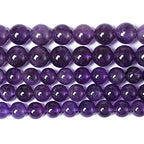 4MM 86PCS Natural Stone Purple Amethyst Crystal AAA Grade Quartz Beads for Jewelry Making DIY Bracelet - color: Amethyst, size: 4mm