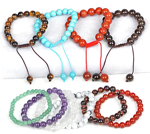 AD Beads Natural Gemstone Round Loose Beads 15" for Bracelet Necklace Earrings Jwelery Making Crafts DIY (4mm, Yellow Jade) - color: Yellow Jade, size: 4mm