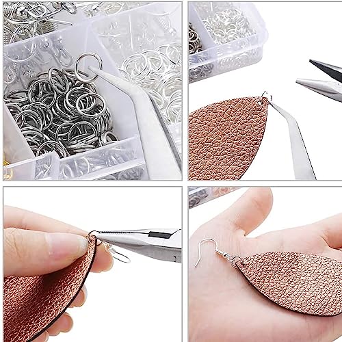 925 Sterling Silver Earring Hooks 50 PCS - Hypoallergenic Jewelry Making Supplies With Fish Hooks, Ear Wires, Findings for DIY Earrings - color: Silver