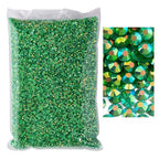 Blinginbox 50000pcs Flatback Rhinestones,Resin Non Hotfix Rhinestones Large Quantity Wholesale for Crafts DIY Creative Design,Clothes,Makeup,Nail Art (2mm=0.08",Emerald AB) - color: Emerald AB, size: 2mm=0.08"