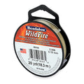 Beadalon Wildfire Ultra - Beading Thread, Beading Supplies for Crafters, Jewelry Makers, Beaders. Braided Fishing Line - size: 0.006 in / 20 yd, style: Beige