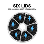 1000Pcs Black O Ring Connectors Metal Open Jump Rings Set 304 Stainless-Steel Jump Rings for Jewelry Making Connectors 4mm 5mm 6mm 7mm 8mm 10mm (Black)
