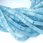 2x4MM 150PCS Aquamarine Jade Tube Cylinder Rondelle Abacus Disk Spacer Loose Beads for Jewelry Making - color: Aquamarine Jade, size: 2x4mm cylindrical