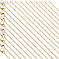 Fadeless Stainless Steel Chains for Jewelry Making, 20 Pack, Hypoallergenic, Silver & Gold Plated Necklace Findings, Accessories (Gold (25+27")) - color: Gold (25+27")