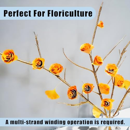 Aluminum Craft Wire,165 Feet 18 Gauge Aluminum Wire for Crafting/Jewelry Making/Floral Making/Sculpting, 1mm Bendable Metal Wires for Model Making/Picture Hanging/Handmade Beading etc(Gold) - color: Gold