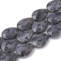 Craftdady 40pcs Faceted Teardrop Natural Labradorite Beads Energy Healing Crystal Gemstone Loose Beads Polished Chakra Stone Loose Beads 18x13mm for DIY Jewelry Crafts - color: Labradorite