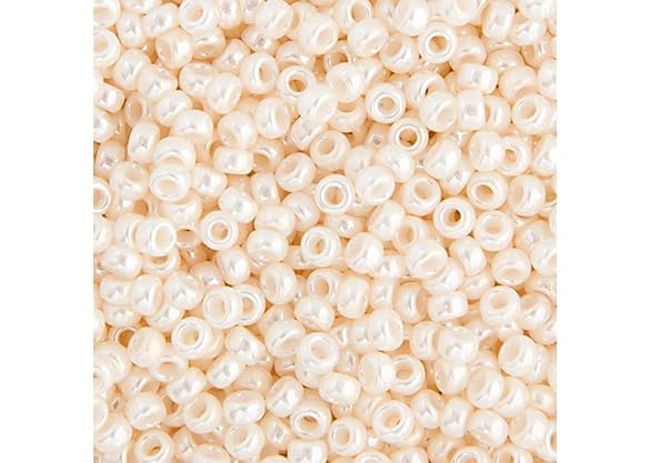 Miyuki Seed Bead 11/0 APX.22g - Antique Ivory Pearl Ceylon Japanese Glass Seed Beads - color: Antique Ivory Pearl Ceylon