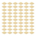 Hollow Filigree Charms - color: Antique Gold