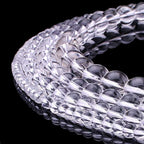 RUBYCA Natural AAA Grade Quartz Crystal Clear Translucent Round Beads Jewelry Making (1 Strand 4mm) - color: Round Translucent, size: 4mm