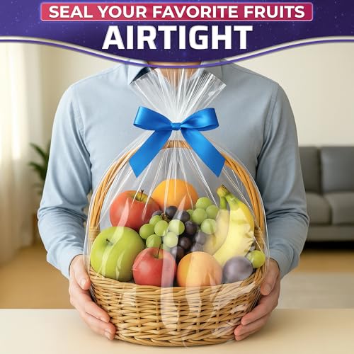 16x24 Shrink Wrap Bags for Gifts – 50 Pcs Clear Heat Shrink Wrap for Mother’s Day Packaging, Works with Hair Dryer at Medium Temperature – Neat Storage for Clothing, Cosmetics, Boxes & Bulky Items - size: 1 count (Pack of 50)