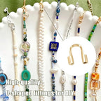 300Pcs Wire Guardian Protectors 0.7mm Hole U Shape Wire Guard Loops Thread Protector for Jewelry Making Findings Earring Necklaces Bracelet DIY Supplies (Gold) - color: gold