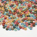 1000pcs 4x7mm Round Letter Beads Colorful Acrylic with Gold Letter Alphabet for Jewelry Making Friendship Bracelets (Gold) - color: gold