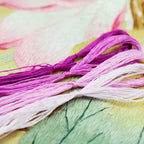 4 Skeins Mulberry Silk Floss Embroidery Thread Floss-Cross Stitch Threads China Silk Woven Jewelry Threads DIY Sewing Kits (17) - color: 17