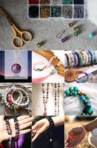 QINJIEJIE 100PCS Amethyst Beads 8mm Natural Stone Beads Round Loose Gemstone Bead for Bracelet Beading Crystal Jewelry Making DIY Necklace Earrings 0.32" - color: Amethyst, size: 100PCS