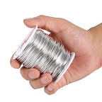 Aluminum Craft Wire 16 Gauge (1.5mm)–164Ft (50M)+18 Gauge (1.0mm) 32.8Ft (10M) + Pliers – Bendable Metal Wire for Sculpting, Armature, Jewelry Making, DIY Crafts (Silver) - size: 16Gauge, style: Silvery