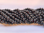 Stone Beads 6mm 140pcs Black Hematite Beads Round Loose Gemstones Beads for Bracelet Necklace Jewelry Making (6mm, 60619 Black Hematite) - color: Black Hematite Beads, size: 6mm