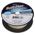 Soft Flex 49 Strand Beading Wire - Medium 0.19 Diameter - 100 Feet Nylon Design Wire - style: Bone