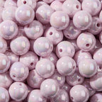 16mm Acrylic Bead 100pcs AB Cream Purple Color Acrylic Bead Chunk Bubblegum Beads for DIY Crafting Necklace Bracelet Jewelry Making Keychain (Cream Purple) - color: cream purple