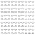 PH PandaHall 100pcs 10 Styles Brass Flower Bead Caps 6/7/8mm Silver Spacer Beads Bead End Caps Flat Spacers Flower Bracelet Beads for Friendship Bracelet Earring Jewellery Making DIY Crafts - color: Silver