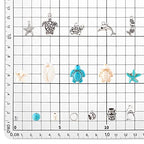 PH PandaHall 292pcs Turquoise Jewelry Making, Boho Ocean Beach Shell Bead Charms Starfish Mermaid Turtle Beads Summer Sea Dangle Pendant for Gift Bracelet Necklace Earring Anklet Craft Jewelry Making - color: Blue
