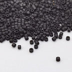 INSPIRELLE Uniform 120 Gram 12/0 (2mm) Cylinder Glass Seed Beads for Craft Jewelry Making, 24 Matte Opaque Dyed Colors - color: 22x Matte Opaque + 2 Metallic