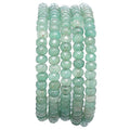 BEADIA Faceted Natural Green Aventurine Jade Stone Rondelle 4x6mm Loose Semi Gemstone Beads for Jewelry Making 38cm - color: Green Aventurine Faceted Rondelle, size: 4x6mm