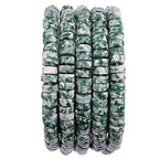 BEADIA Natural African Jade Spacer Beads Caps Loose Semi Gemstone for Beading Jewelry Making 6mmx3mm 38cm - color: African Jade, size: Round 6mm x 3mm